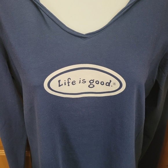 NWT Life Is Good Hoodie Top - Picture 2 of 5